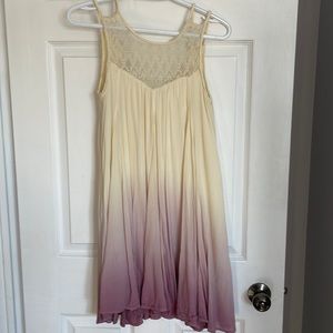 Black swan low back lace dress